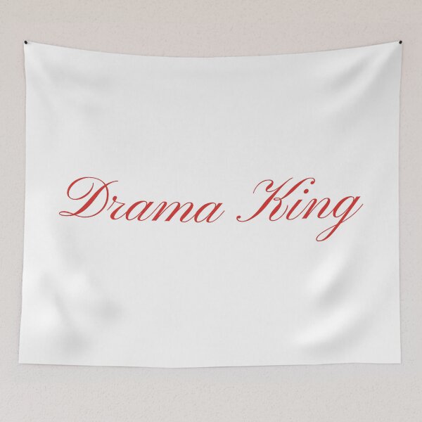 Item preview, Chic Drama King Calligraphy Design in Red  designed and sold by KikiValley.