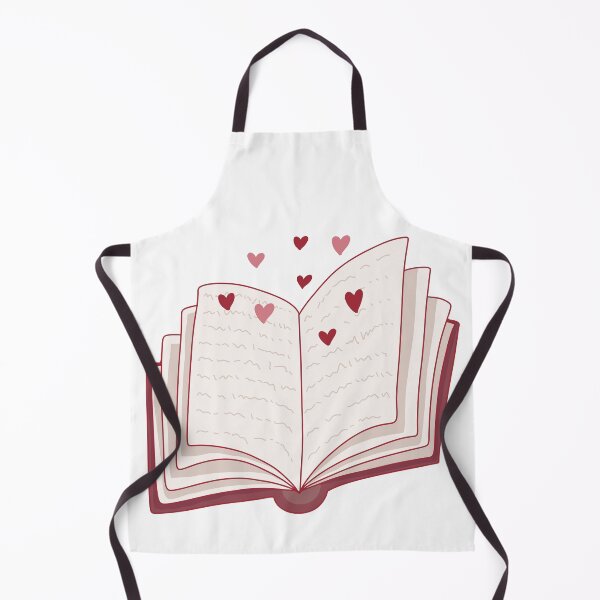 Item preview, open book with hearts (romance books) designed and sold by loulou-artifex.