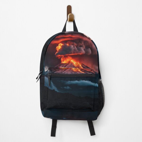 Item preview, Volcano eruption with lava flow designed and sold by AnnArtshock.