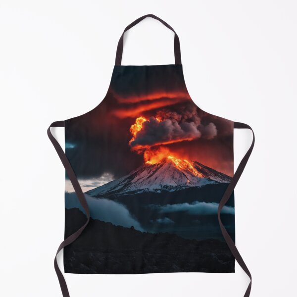 Item preview, Volcano eruption with lava flow designed and sold by AnnArtshock.