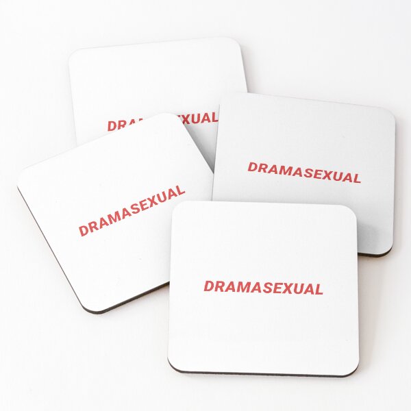 Item preview, 'DRAMASEXUAL' Dramatic Flair Bold Red Text Design designed and sold by KikiValley.