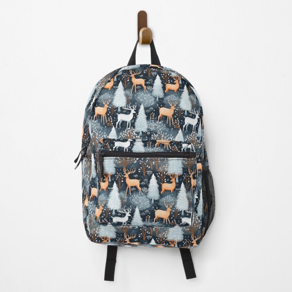 Item preview, Festive Deer in Ethereal Winter: Snowy Art for Stylish Apparel designed and sold by Moisky Patterns.