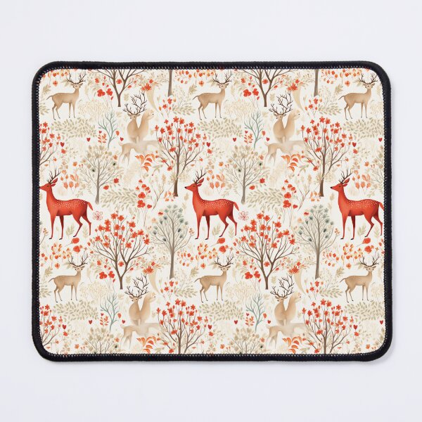 Item preview, Crystal Deer in Winter Fantasy: Unique Art for Festive Interiors designed and sold by Moisky Patterns.