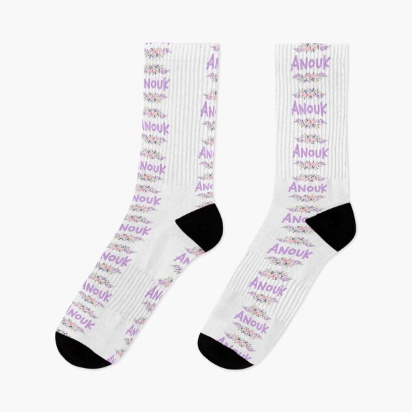 Item preview, Purple Flower Anouk Name Label  designed and sold by NormadWorld.