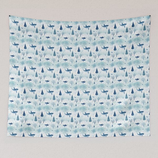 Item preview, Christmas Coral Wonderland: Snowy Seascape Designs designed and sold by Moisky Patterns.