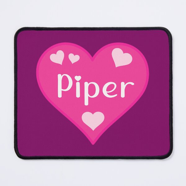 Item preview, Piper Name Pink Heart  designed and sold by Jeallan Designs.