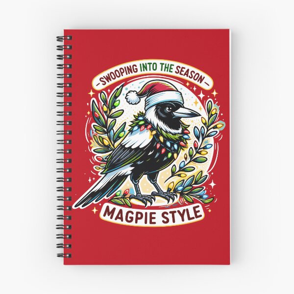 Item preview, Swooping Into The Season – Magpie Style! Aussie Christmas designed and sold by OptimaArt.