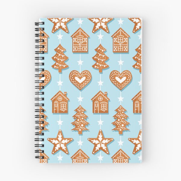 Item preview, Christmas gingerbread cookies blue pattern designed and sold by LionessLove.