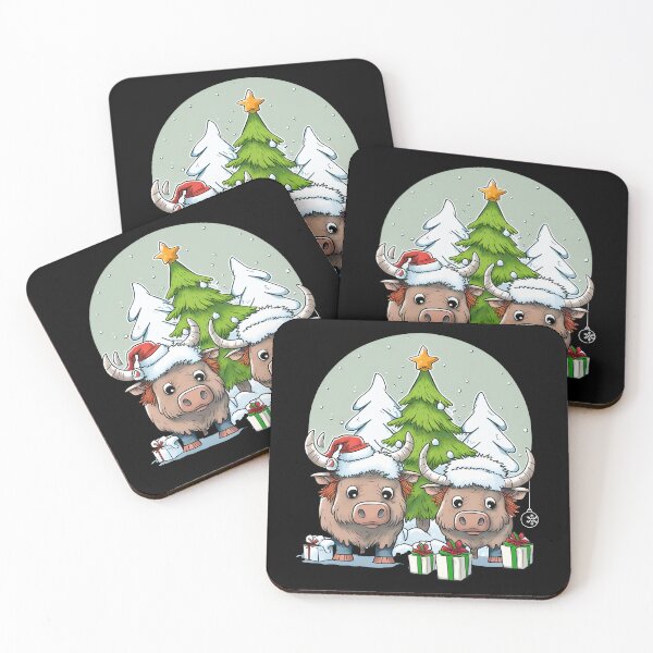 Item preview, Christmas Bison Cute Animals designed and sold by MyIdeas82.