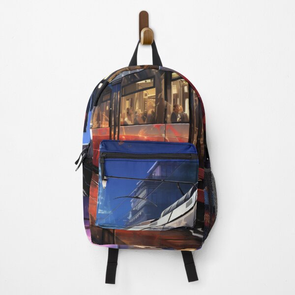 Item preview, Sunset Reflections on the City Tramline designed and sold by oanaunciuleanu.