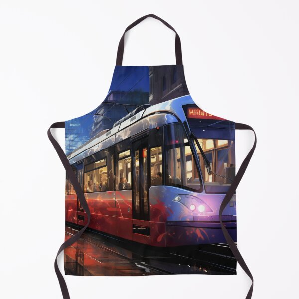 Item preview, Sunset Reflections on the City Tramline designed and sold by oanaunciuleanu.