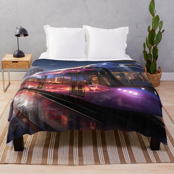 Item preview, Sunset Reflections on the City Tramline designed and sold by oanaunciuleanu.