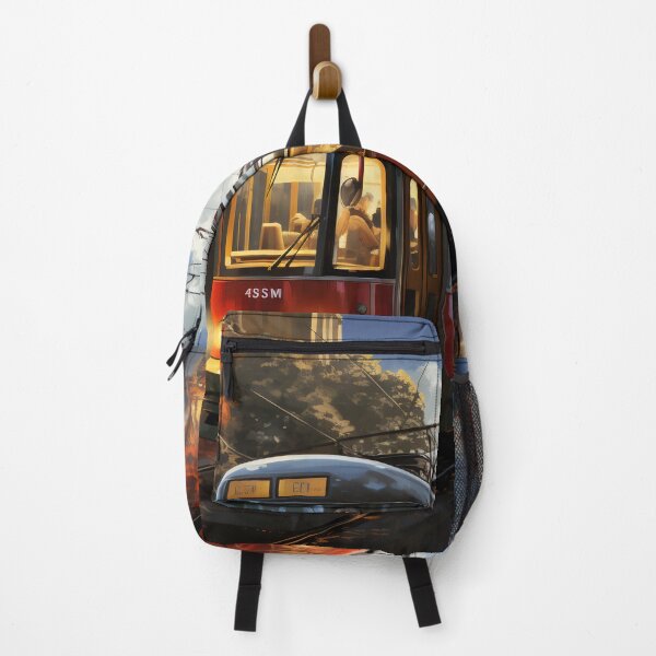 Item preview, Sunset Reflections on the City Tramline designed and sold by oanaunciuleanu.