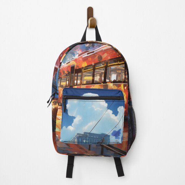 Item preview, Sunset Reflections on the City Tramline designed and sold by oanaunciuleanu.