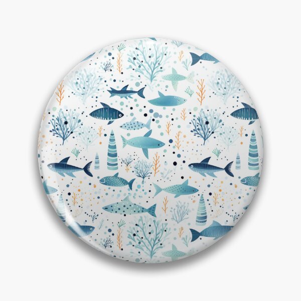 Item preview, Winter Ocean Fantasy: Festive Coral and Marine Life Art designed and sold by Moisky Patterns.