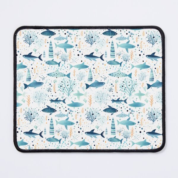 Item preview, Winter Ocean Fantasy: Festive Coral and Marine Life Art designed and sold by Moisky Patterns.