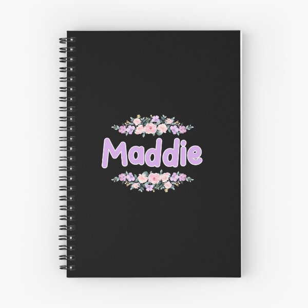 Item preview, Purple Flower Maddie Name Label (Black) designed and sold by NormadWorld.