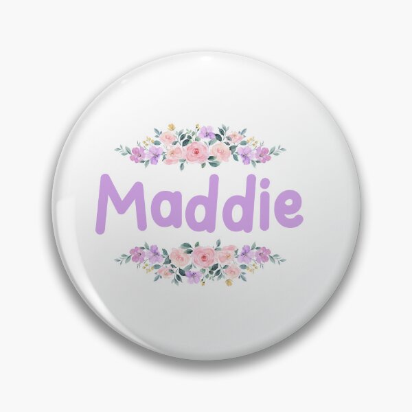Item preview, Purple Flower Maddie Name Label  designed and sold by NormadWorld.