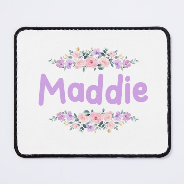 Item preview, Purple Flower Maddie Name Label designed and sold by NormadWorld.