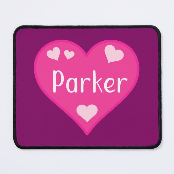 Item preview, Parker Name Pink Heart designed and sold by Jeallan Designs.