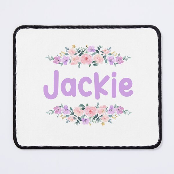 Item preview, Purple Flower Jackie Name Label designed and sold by NormadWorld.