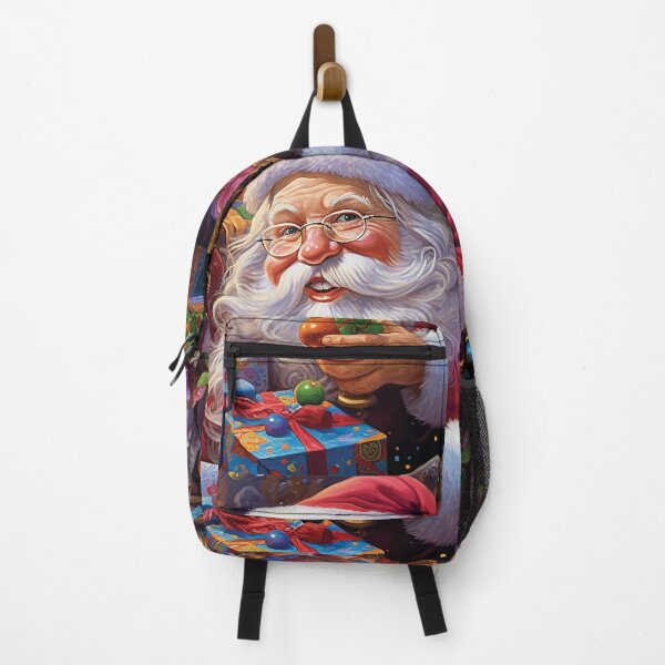 Item preview, Santa Claus Oil painting Festive illustration Christmas 2023 designed and sold by Mickeymouse2023.