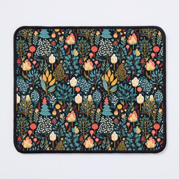 Item preview, Enchanted Winter Garden: Festive Flora and Mystical Wildlife designed and sold by Moisky Patterns.