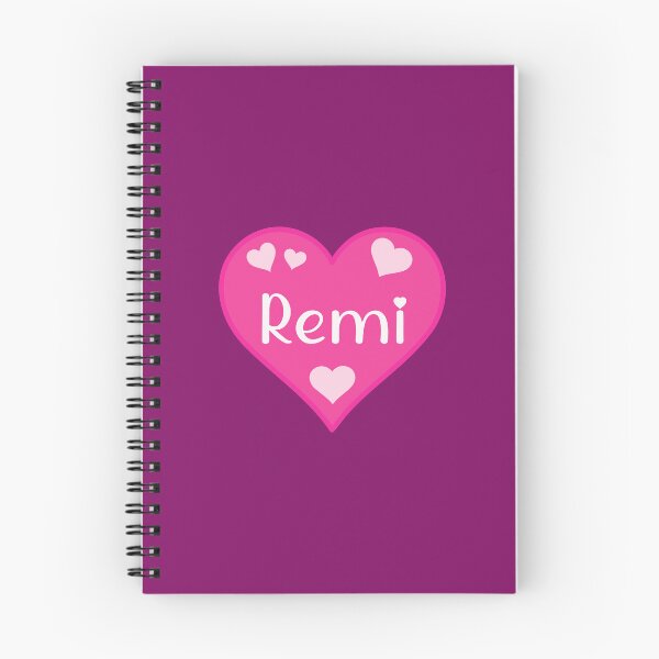 Item preview, Remi Name Pink Heart  designed and sold by Jeallan Designs.