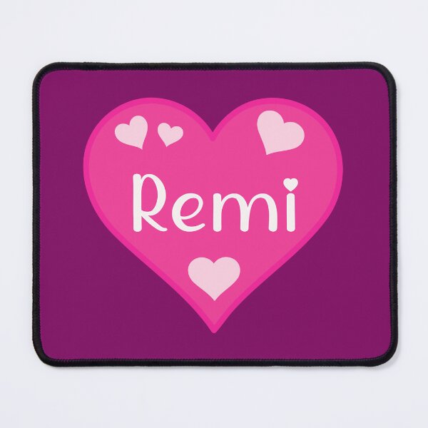 Item preview, Remi Name Pink Heart  designed and sold by Jeallan Designs.