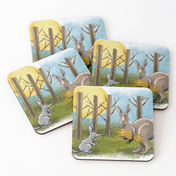 Item preview, Bilby and Kangaroo Australian Animals designed and sold by Mirth and Magic.