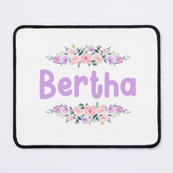 Item preview, Purple Flower Bertha Name Label designed and sold by NormadWorld.