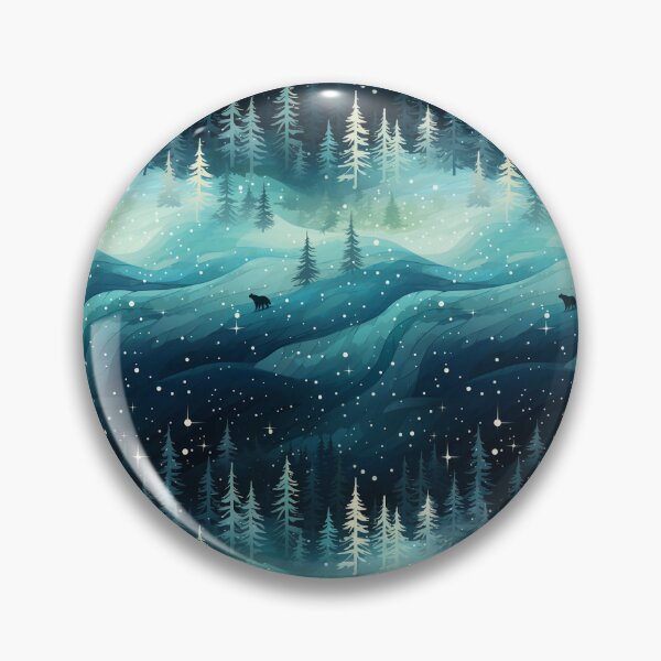Item preview, Winter Wonderland: Serene Snowy Landscape for Festive Decor designed and sold by Moisky Patterns.