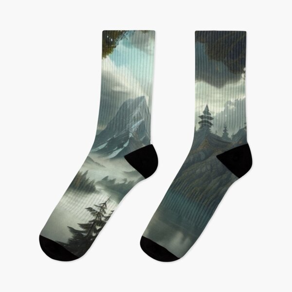 Item preview, great mountains and a beautiful forest designed and sold by mikaws.