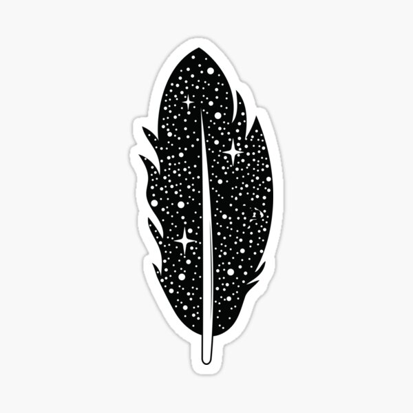 Item preview, Starry Sky Feather designed and sold by RainbowTribeDsn.