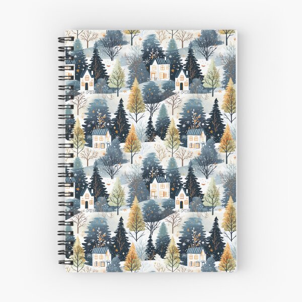 Item preview, Holiday Landscape Elegance: Snowy Christmas Scenes designed and sold by Moisky Patterns.