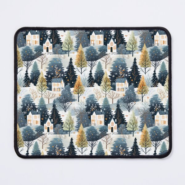 Item preview, Holiday Landscape Elegance: Snowy Christmas Scenes designed and sold by Moisky Patterns.