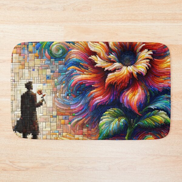 Item preview, Pixels and Petals: A Digital Bloom. designed and sold by Left-Hand-Tree.