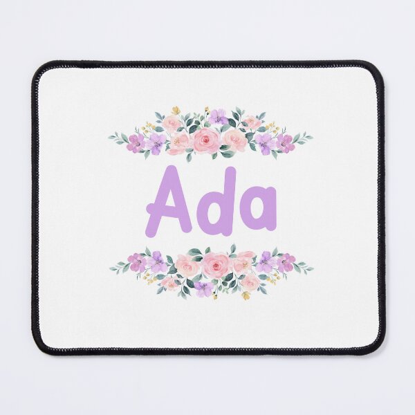 Item preview, Purple Flower Ada Name Label designed and sold by NormadWorld.