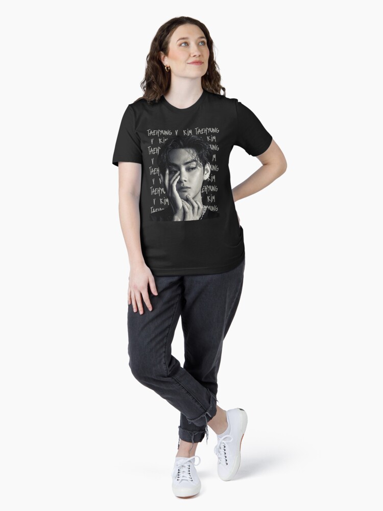 防弾少年団(BTS) - V   LAYOVER  T-SHIRT (LAYOVER)  Lサイズ BTS Official V Taehyung Layover Yeontan Oversized T-shirt