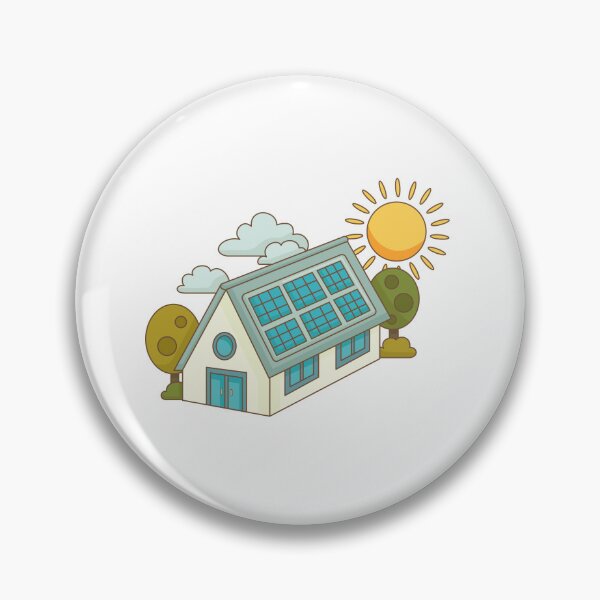 Item preview, House with solar panel designed and sold by peekadillie.