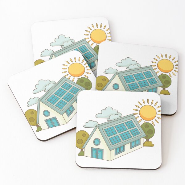 Item preview, House with solar panel designed and sold by peekadillie.