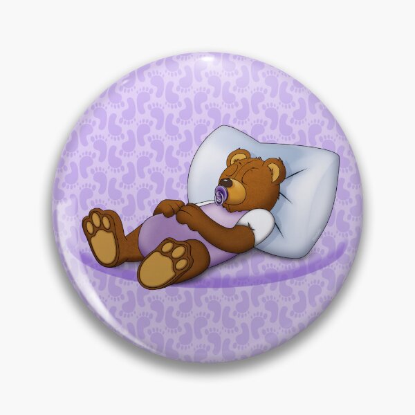 Item preview, Sleeping Ted - Lilac designed and sold by ifourdezign.