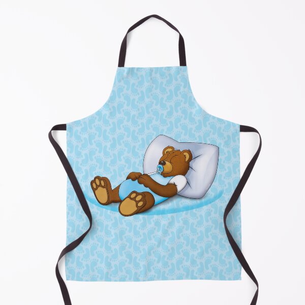 Item preview, Sleeping Ted - Blue designed and sold by ifourdezign.