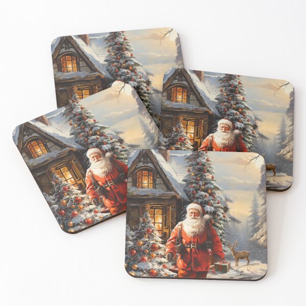 Item preview, Santa Claus to mountains inside home designed and sold by Mickeymouse2023.