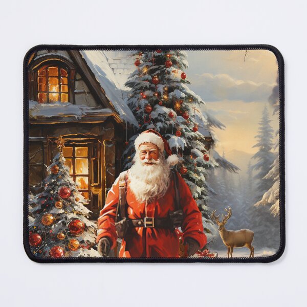 Item preview, Santa Claus to mountains inside home designed and sold by Mickeymouse2023.