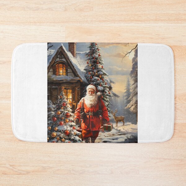 Item preview, Santa Claus to mountains inside home designed and sold by Mickeymouse2023.
