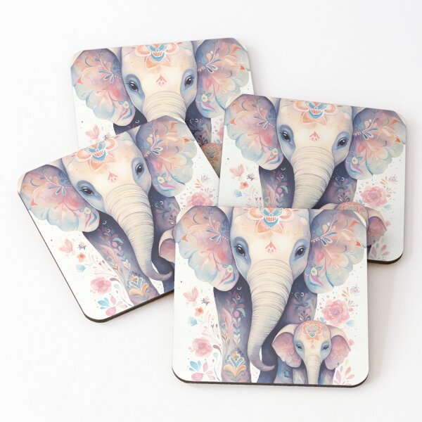 Item preview, Radiant Elephant Bond designed and sold by cute-animals99.