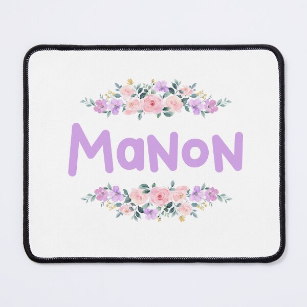 Item preview, Purple Flower Manon Name Label designed and sold by NormadWorld.