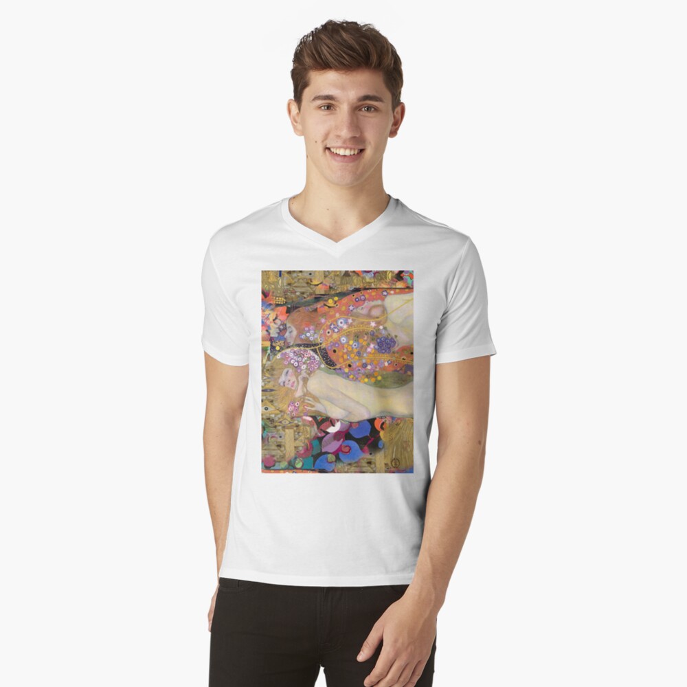 Aperçu de l'œuvre T-shirt col V créée et vendue par elenabdesigns.