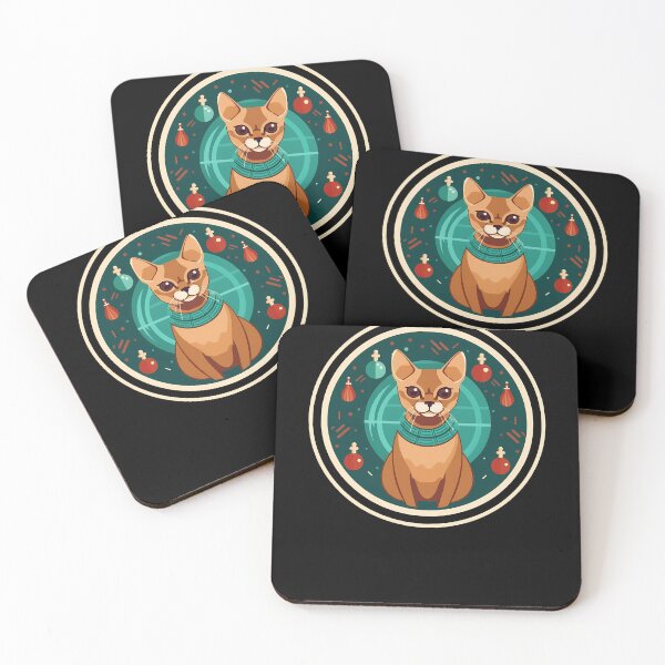 Item preview, Abyssinian Cat Xmas Ornament, Love Cats designed and sold by Logiamerch.